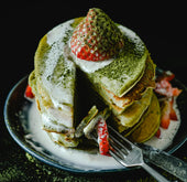 Strawberry Matcha Pancake