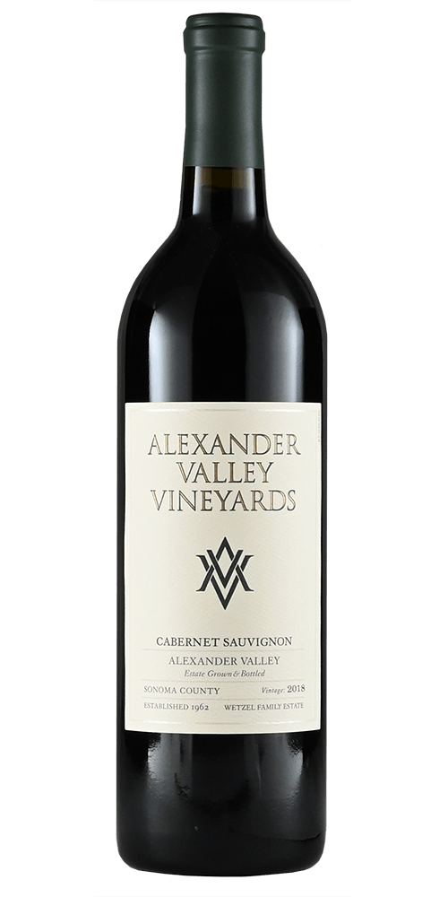 AVV Alexander Valley Vineyards Organic Cabernet Sauvignon 2018