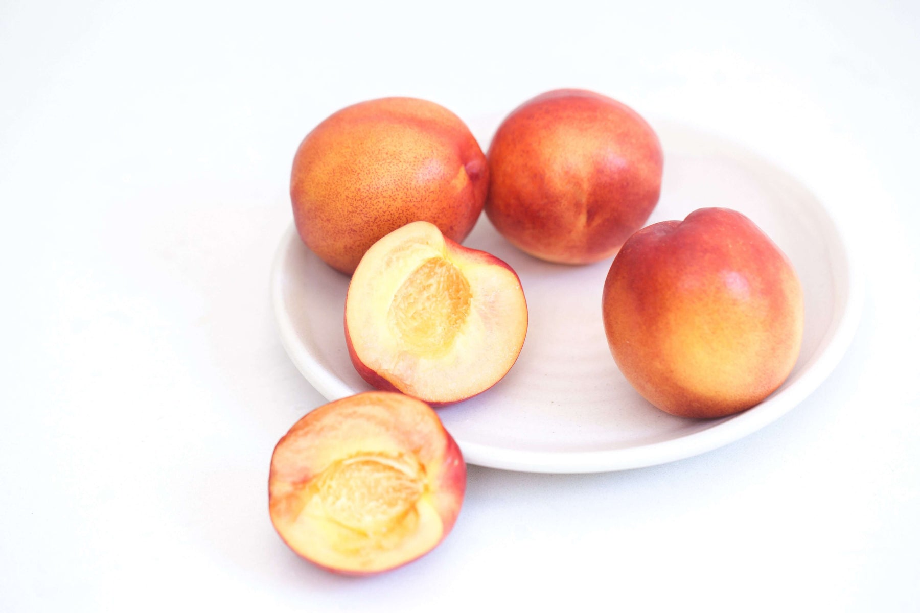 Nectarines with Sabayon