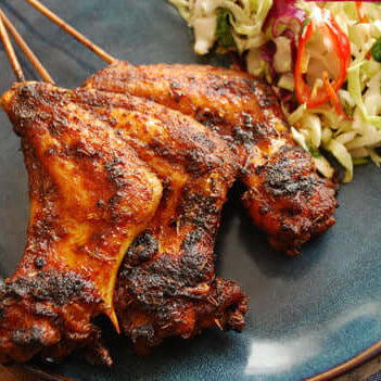 4th of July Fusion! Asian Style Wings & Slaw