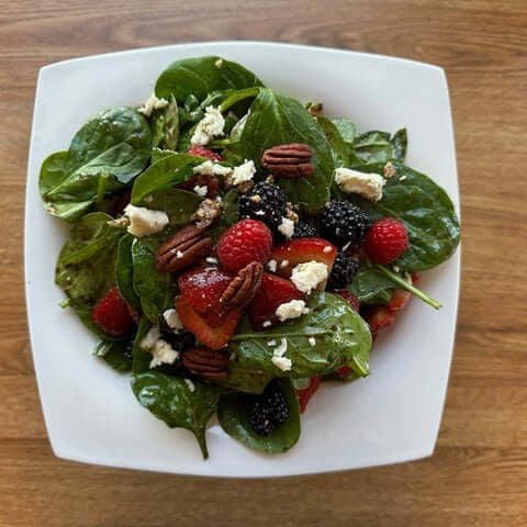 Spring Berry Spinach Salad