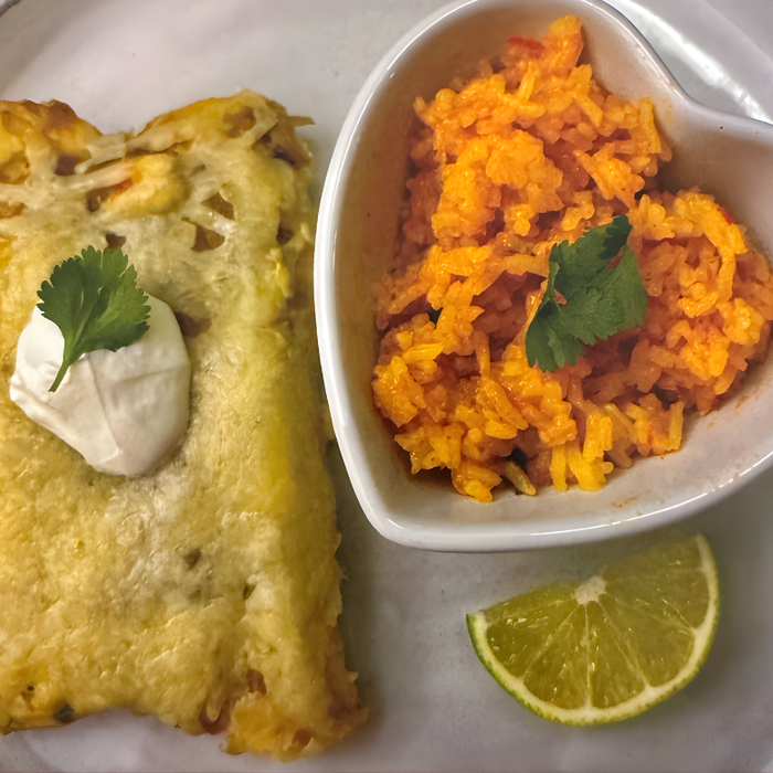 Creamy Shrimp Enchilada Verde