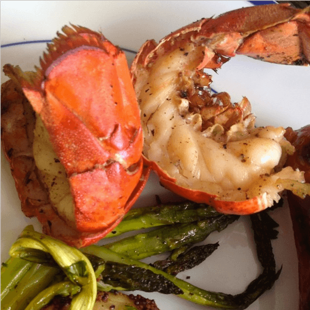 Grilled Lobster at Home