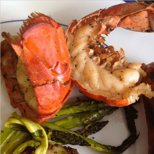 Grilled Lobster at Home