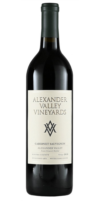 AVV Alexander Valley Vineyards Organic Cabernet Sauvignon 2018