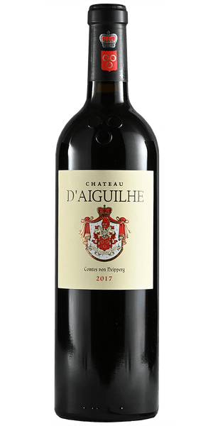Castillon Cotes — Bordeaux 92pts de Ridge d\'Aiguilhe 2017 Shop Chateau Plume Bottle